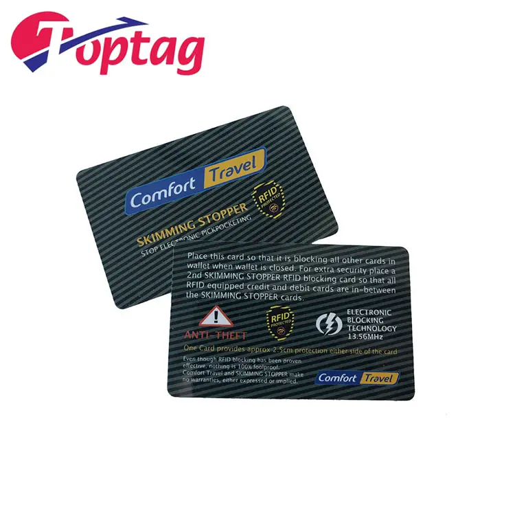 Thuận tiện chống trộm RFID tần số cao chặn Thẻ 13.56MHz NFC che chắn thẻ tín dụng thẻ bảo vệ