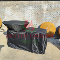Barbecue en acier Corten 3 mm, foyer et réchaud de camping, barbecue au charbon de bois en acier Corten