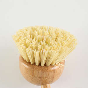 Cepillo de Limpieza de Platos Ecológico de Bambú con Cerdas de Microfibra para Ollas, Sartenes y Platos - Product Image 2