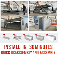 Maison modulaire préfabriquée de 20 pieds à assemblage rapide, type Z, maison conteneur pliable pour clinique mobile, camp, bureau, logement temporaire