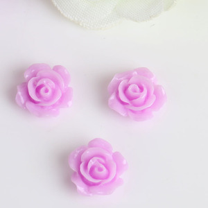 Fournitures d'artisanat en résine rose multicolore pour bijoux DIY, nail art et accessoires pour cheveux - Product Image 2
