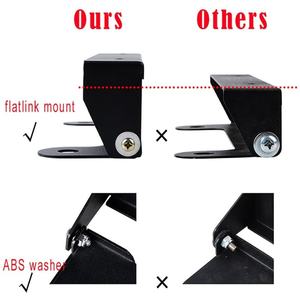 254mm Flip-Up Hoch leistungs stahl Hawse Fairlead Mounted Black Kennzeichen halter für Offroad 4x4 Fahrzeuge 1998-2016 Montage - Product Image 4