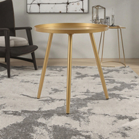 Table basse moderne de luxe avec rangement, design écologique et durable pour salles à manger et salons