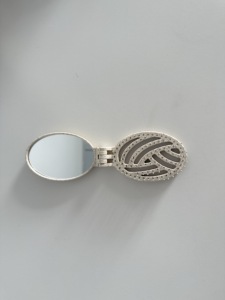 Mềm nhựa ion Tóc Lược với cao sọ Top Hollow Thiết kế thời trang có thể gập lại gương dễ dàng mang về nhà - Product Image 4