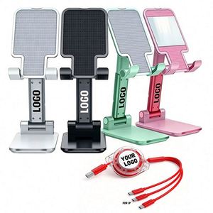 Wholesale Logo Promo Gift Adjustable Folding Mobile <b>Stand</b> Universal Desktop <b>Tablet</b> Holder <b>for</b> All Phone Custom Promotional Gifts - Product Image 1
