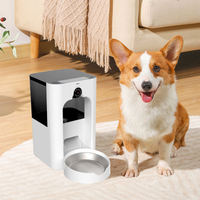 Nouveau Distributeur Intelligent d'Aliments pour Animaux 4L Écologique 2026 avec Caméra, Bol Programmable, Vidéo Tuya, Contrôle par Application WiFi 5G, Écran LCD en Plastique/Acier Inoxydable