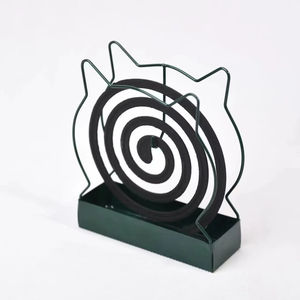 חתול ובצורת עץ ובצורת עץ, קטורת מבער חוט מתכת עמיד חוט יתוש עם מגש האפר עיצוב ייחודי לעיצוב הבית - Product Image 1