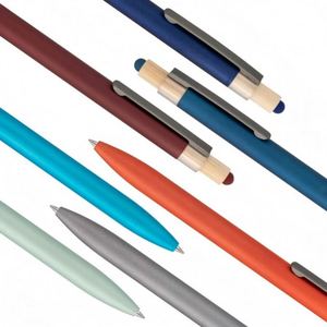 Hot Selling Pencil Shaped Metal Ballpoint <b>Pens</b> with logo Universal Stylus <b>Pen</b> Customizable Slim Signature <b>Pen</b> for Students - Product Image 6