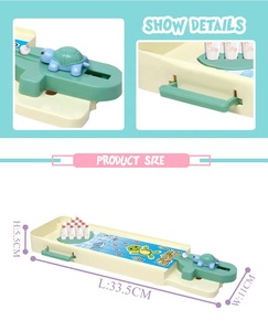 Jeu de <span class=keywords><strong>Bowling</strong></span> Tortue KSF – Jeu de Table et de Bureau Créatif en Plastique Éducatif - Product Image 5