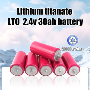 Sel Baterai Lithium Titanate LiFePO4 Bolaida LTO 60160 2.4V 30Ah 10C Discharge 15000 Siklus -40~55C 60x152.6mm 860g Energi - Product Image 1
