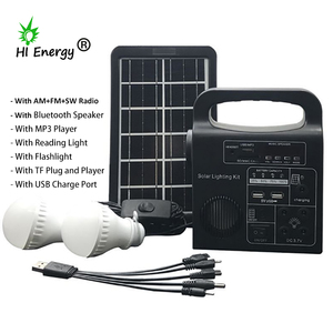 Kit d'éclairage domestique miniature HiEnergy, panneau solaire portable d'intérieur, éclairage LED, système d'éclairage domestique miniature, stockage d'énergie au lithium-ion - Product Image 3