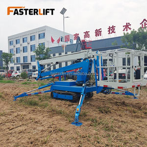 ลิฟท์ยึดไฟฟ้าติดตามแมงมุมบูมลิฟท์14เมตร16เมตร18เมตรไฮดรอลิก - Product Image 4