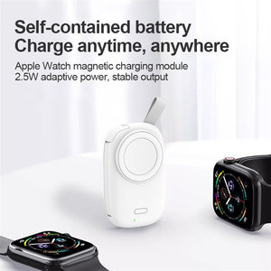 미니 카가 Inalambrica 스마트 시계 무선 충전기 휴대용 애플 시계 충전기 키 체인 iWatch 시리즈 자기 전원 은행 - Product Image 3