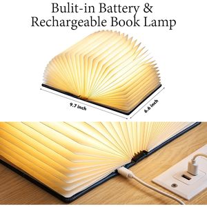 โคมไฟหนังสือพับได้พร้อมโลโก้แบบกำหนดเอง ไฟ LED สีขาวอบอุ่น ควบคุมด้วยระบบสัมผัส พกพาสะดวก ใช้เป็นไฟอ่านหนังสือ ไฟตกแต่งโต๊ะทำงาน - Product Image 4