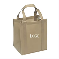 Sac de courses écologique personnalisé en non-tissé, sac de courses réutilisable en gros avec logo