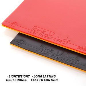 Loki Rxton 3 mise à niveau de l'emballage caoutchouc de <span class=keywords><strong>ping</strong></span>-<span class=keywords><strong>pong</strong></span> rouge noir collant ittf approuvé caoutchouc de tennis de table personnalisé - Product Image 5