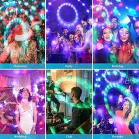 Hot Sale Sound aktiviert RGB Disco Ball Party Lichter Fernbedienung RGB Disco Stage Strobe Light Bühnen beleuchtung Ausrüstung