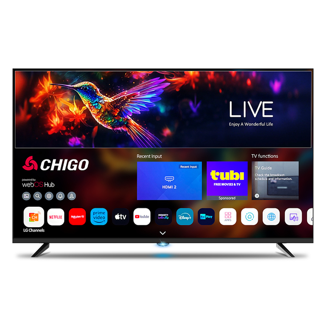 Newstar UHD 4K Smart TVs Android Google 120Hz Tempered Glass LED FHD 32-75inch Hotel Smart TV