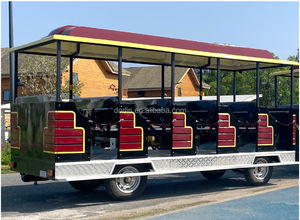 <span class=keywords><strong>Train</strong></span> électrique de 150 kWh, 42 places, <span class=keywords><strong>train</strong></span> touristique de tourisme urbain <span class=keywords><strong>avec</strong></span> batterie au lithium, style classique à vendre - Product Image 2