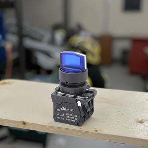 Xb5 Push Buttons <span class=keywords><strong>Selector</strong></span> chuyển ngắn xử lý 220V 3 vị trí 22 mét trắng LED ROTARY nhựa push button Thiết bị chuyển mạch với ánh sáng - Product Image 2