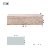 Table de salle à manger extérieure moderne et durable en MgO, écologique, résistante à l'eau, pour mobilier d'extérieur – Vente directe usine