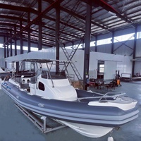 Bateau semi-rigide en fibre de verre Liya Factory Direct de 8,3 m (27 pieds) avec certificat CE ISO, moteur hors-bord de 250-400 CV, à vendre