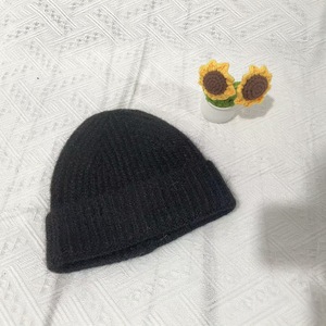 Bonnet tricoté en mélange de laine, chaud et pliable, pour l'automne et l'hiver, pour femmes et hommes - Product Image 2