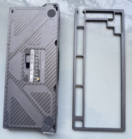 Boîtier de clavier OEM personnalisé en acier inoxydable et aluminium usiné CNC, pièces anodisées avec prototype EDM à fil