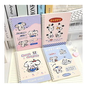 Carnet <span class=keywords><strong>Kawaii</strong></span> A5 Spirale <span class=keywords><strong>Dessin</strong></span> Animé Filles Étudiantes Mini Cahier Pastel Vente en Gros - Product Image 1