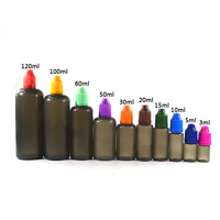 NH Flacon Compte-Gouttes Vide en Plastique PET PE de 3 ml, 5 ml, 10 ml, 15 ml, 20 ml, 30 ml, 50 ml, 100 ml, 120 ml pour Huile Essentielle Liquide