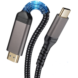 Certificado <span class=keywords><strong>de</strong></span> alta velocidad OEM 2M USB 3,1 Tipo C <span class=keywords><strong>a</strong></span> <span class=keywords><strong>HDMI</strong></span> <span class=keywords><strong>cable</strong></span> <span class=keywords><strong>convertidor</strong></span> 4K <span class=keywords><strong>Cable</strong></span> para teléfono TV computadora Ultra HD <span class=keywords><strong>HDMI</strong></span> <span class=keywords><strong>cable</strong></span> - Product Image 5