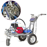 Machine de marquage routier à pompe à diaphragme PT-4090 pour simplifier l'aménagement des parkings