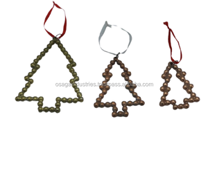 PREMIUM QUALITY SMALL CHRISTMAS DECORATION <b>STAR</b> <b>TREE</b> HEART HANGING CHRISTMAS ORNAMENT HIGH QUALITY - Product Image 5