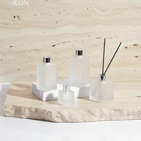 Lot de 100 diffuseurs à bâtonnets en verre écologiques de 100 ml, parfum Buzlu Kamishli, contrôle des odeurs, parfum d'ambiance pour la maison et l'hôtel, emballage cadeau