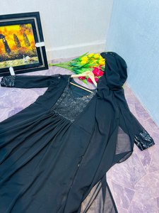 Venta caliente Traje de mujer completamente cosido Vestido largo indio Dupatta Conjunto Único Faux Georgette Bordado Lentejuelas Traje DE TRABAJO - Product Image 4