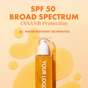 زيت واق من الشمس شفاف وبيضاء باللون الذهبي مقاوم للماء والعرق <span class=keywords><strong>SPF</strong></span> 50 مع حماية من الأشعة فوق البنفسجية - Product Image 2