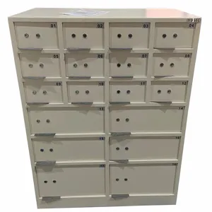 Cerradura mecánica con llave de seguridad, <span class=keywords><strong>caja</strong></span> de depósito con llave de protección y llave de <span class=keywords><strong>alquiler</strong></span> - Product Image 1