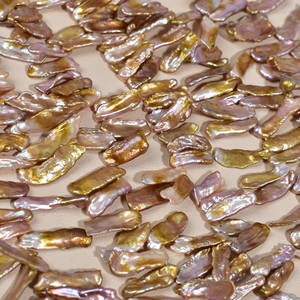 Perlas de Agua Dulce Barrocas de Alta Calidad, 28 Agujeros, Forma de Pétalo, Productos Semielaborados, Perlas Sueltas Blancas para Manualidades - Product Image 4