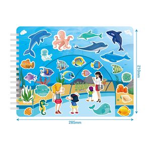 Adesivi personalizzati da 46 pezzi a tema gatti punk, di piccole dimensioni, decorativi fai da te per laptop e agenda, ordine all'ingrosso - Product Image 4