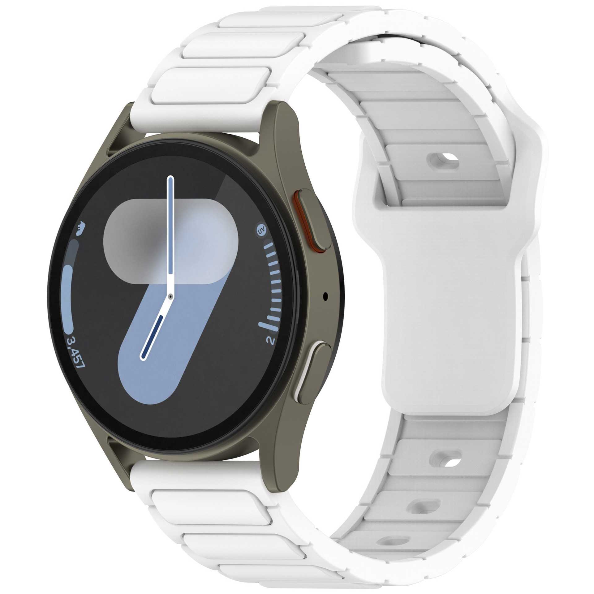 Для Samsung Galaxy Watch 7 FE водонепроницаемые спортивные мужские и женские умные часы мягкий силиконовый ремешок