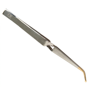 Pince à épiler manuelle réutilisable en acier inoxydable ROCKMED ARTE, poignée ergonomique, 30 positions de mâchoires, certifiée CE ISO, haute température, dentaire - Product Image 1