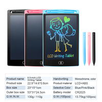 Tablette d'Écriture Électronique Portable Éducative pour Enfants, Magic Drawing Tablet 8.5 Pouces, Bloc-notes de Dessin Numérique