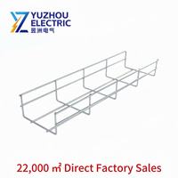 Kabel Tray & Keranjang Kawat Aluminium Anti-Korosi untuk Saluran Kabel Industri Proyek Bangunan Pusat Data Asal Jiangsu