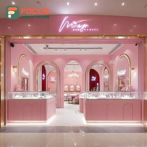 Custom Custom Jewelry Display Case Manufacturer Tempered Glass Panel Brand Store Glass Showcase - Product Image 6