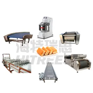 Kunden spezifische Swiss Roll Cake Making Machine/ Swiss Roll Cake Machines Produktions linie