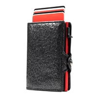 Dompet Saku Dada Desain Baru Terlaris Bahan Kulit PU Kancing Multifungsi Tempat Kartu Kredit Menampung Uang Tunai dan Koin