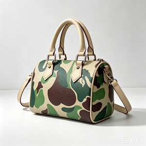 Borsa Bowling in Denim Versatile con Motivo Carino e Stampa <span class=keywords><strong>di</strong></span> Biscotti, Borsetta a Tracolla Piccola <span class=keywords><strong>di</strong></span> Tendenza Personalizzabile - Product Image 1