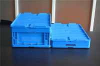 Conteneur en plastique PP solide, recyclable, empilable et pliable, caisse pliable pour le stockage logistique multifonctionnel