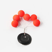 Selco boule colorée perles peinture mousse bouchon de pêche terminal accessoire de pêche bouchon de flotteur de pêche