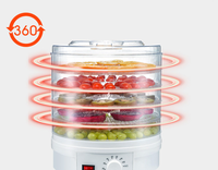 Fruit- en groentedroger, gedroogd fruitmachine, voedseldroger, huishoudelijke gedroogde vlees- en dierenvoedseldehydrator, lucht droger, harsdroogapparaat